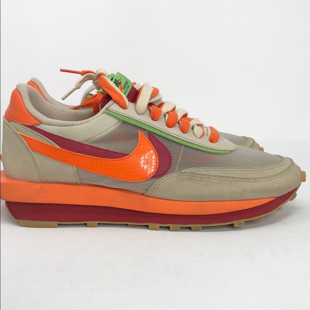 Nike Mens LD Waffle Sacai x Clot Kiss Of Death 2 DH1347-100 Shoes - Size 11 - Picture 13 of 15